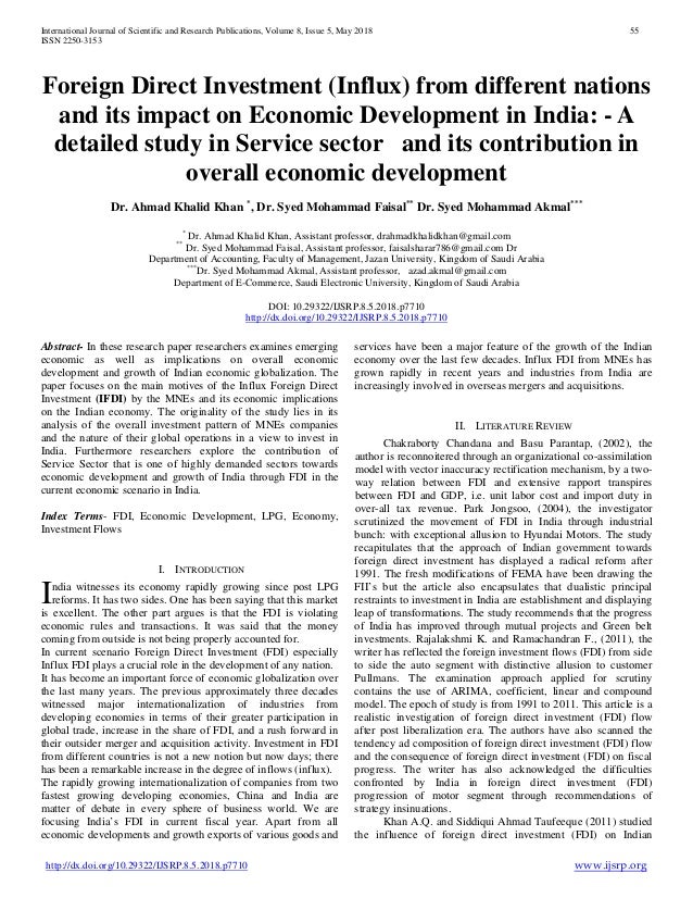 Research paper on service sector